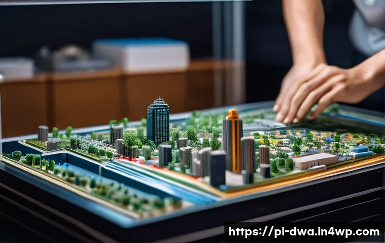 스몰 데이터 분석을 위한 데이터 레이블링 - **Prompt:** A meticulously crafted, visually stunning miniature model of a city, built from various ...