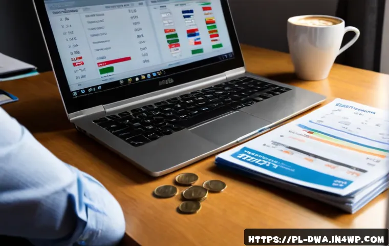 Home 17 스몰 데이터 분석을 위한 필수 지식 - Photorealistic small business data analysis workspace in Poland, a Polish entrepreneur reviewing a s...